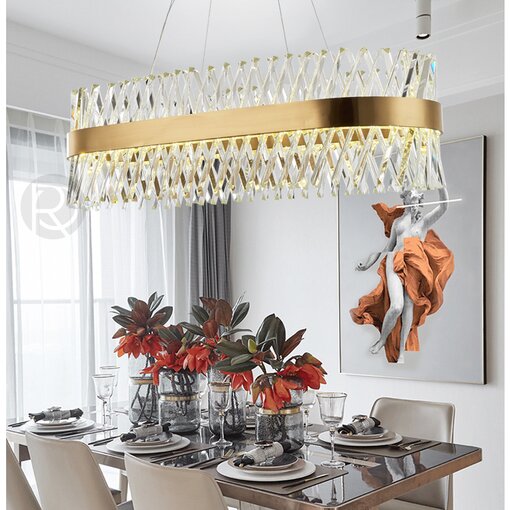 Designer chandelier RECINTO LONG by Romatti