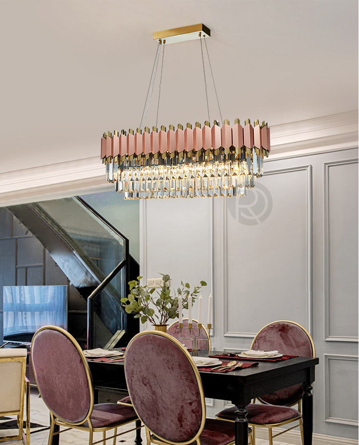Designer chandelier LASNA LONG by Romatti