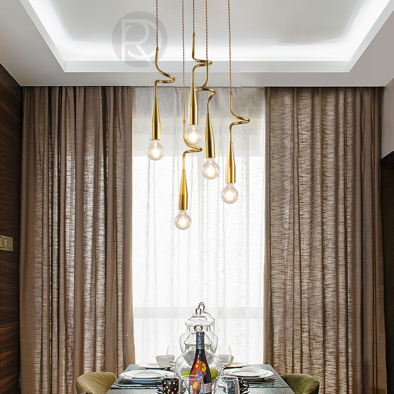 Designer pendant lamp AKSUM by Romatti