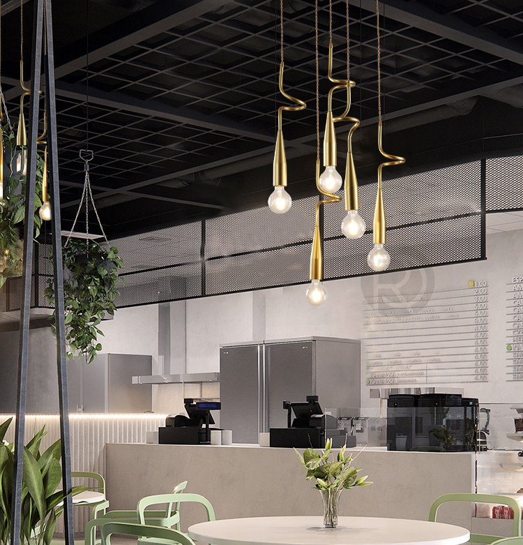 Designer pendant lamp AKSUM by Romatti