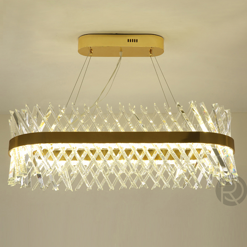 Designer chandelier RECINTO LONG by Romatti