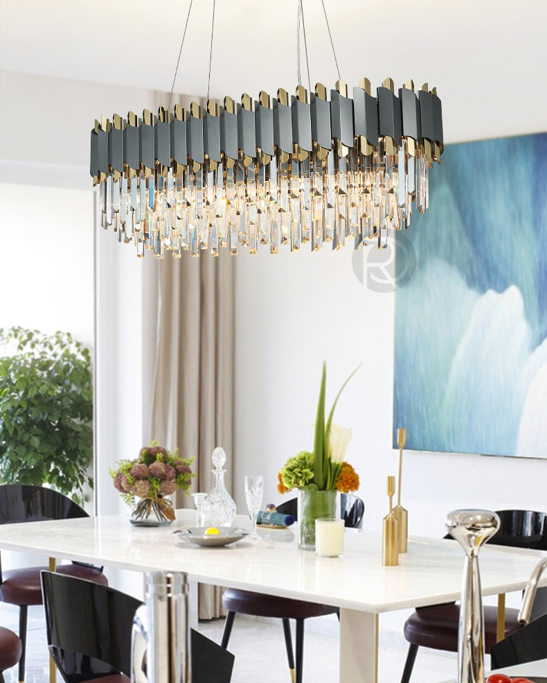 Designer chandelier ERANTOS LONG by Romatti